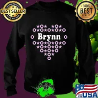 Brynn Name for Girls Women Heart Hugs Stars for Kisses T-Shirt Sweater