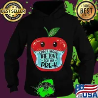Can't Mask the Love for My Pre-K Teacher Gift T-Shirt Hoodie