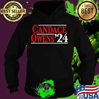 Candace Owens 2024 Vintage Distressed Campaign Election T-Shirt Hoodie