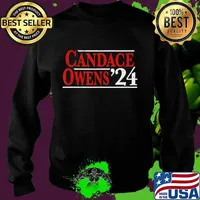 Candace Owens 2024 Vintage Distressed Campaign Election T-Shirt Sweater