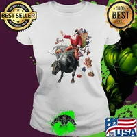 Cowboys mensagens de natal country s Ladies tee