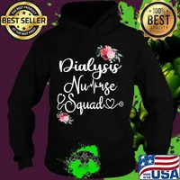 Dialysis Nurse Squad Cute Funny Nephrology Nurses Gift T-Shirt Hoodie