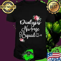 Dialysis Nurse Squad Cute Funny Nephrology Nurses Gift T-Shirt
