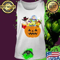 Disney Pixar Toy Story Halloween Pumpkin Graphic T-Shirt Tank top