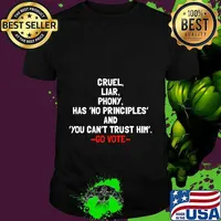 Donald is Cruel has no principles fun Definition Anti Trump Premium T-Shirt