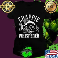 Fish Crappie whisperer T-Shirt Ladies tee