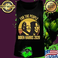 For The People Election 2020 Biden Harris Democrat Vote T-Shirt Tank top