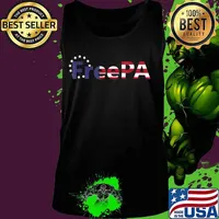 Free PA American flag T-Shirt Tank top