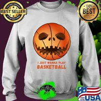 Funny Basketball Gifts I Just Wanna Play Basketball T-Shirt Sweater