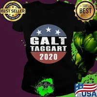 Funny John Galt -Taggart 2020 Political Campaign Parody T-Shirt Ladies tee