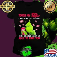 Grinch touch my dr pepper i will slap so hard even google won't be able to find you s Ladies tee