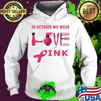 Hairstylist Breast Cancer Awareness Halloween Hairdresser T-Shirt Hoodie