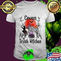 Halloween raccoon coven of trash witches shirt
