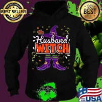 Halloween The Husband Witch Family Matching Funny Group Men T-Shirt Hoodie