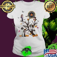 Happy halloween tree pink floyd the dark side of the moon s Ladies tee
