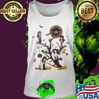 Happy halloween tree pink floyd the dark side of the moon s Tank top