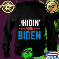 Hidin From Biden Anti-Biden Harris Creepy Joe Republican GOP T-Shirt Sweater