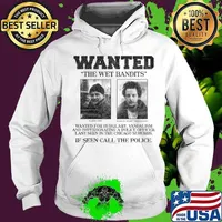 Home Alone Wanted The Wet Bandits Poster T-Shirt Hoodie