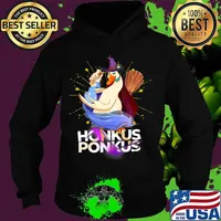 Honkus Ponkus Funny Halloween Witch Cute Duck Costume T-Shirt Hoodie