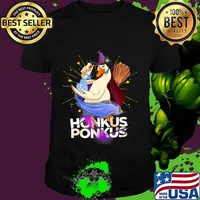 Honkus Ponkus Funny Halloween Witch Cute Duck Costume T-Shirt
