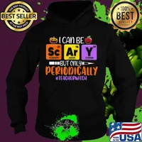 I Can Be Scary But Only Periodically Teacher Witch Halloween T-Shirt Hoodie