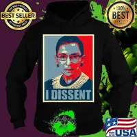 I Dissent - Notorious RBG Ruth Bader Ginsburg - RBG T-Shirt Hoodie