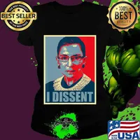 I Dissent - Notorious RBG Ruth Bader Ginsburg - RBG T-Shirt Ladies tee