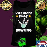 I Just Wanna Play Bowling Quarantine Face Mask Bowling Ball T-Shirt Copy Tank top