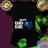 Idaho ID Flag Pointing Finger Signal But Did You Die Gift Premium T-Shirt Ladies tee