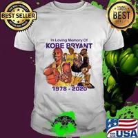 In loving memory of kobe bryant basketball 1978 2020 shirt