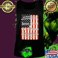 JESUS CHRIST AND THE VETERAN AMERICAN FLAG INDEPENDENCE DAY SHIRT Tank top