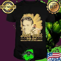Jose jose 1948 2019 gracias por los recuerdos signature shirt