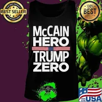 McCain Hero - Trump Zero Veterans Are Not Suckers Or Losers T-Shirt Tank top