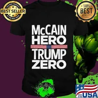 McCain Hero - Trump Zero Veterans Are Not Suckers Or Losers T-Shirt