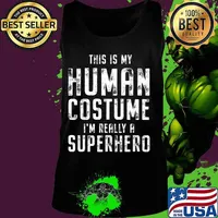 My Human Costume Funny Vintage Halloween Costume T-Shirt Tank top