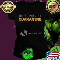 Pregnancy Announcement - Well Played Quarantine T-Shirt Ladies tee