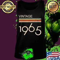 Retro 55 Years Vintage 1965 Limited Edition 55th Birthday T-Shirt Tank top