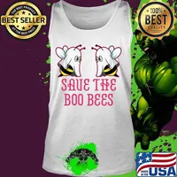 Save The Boo Bees T-Shirt Breast Cancer Awareness Halloween T-Shirt Tank top