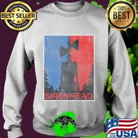 Scary Siren Head creature vintage meme character gifts T-Shirt Sweater