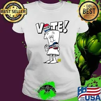 Schoolhouse Rock Vote with Bill T-Shirt Ladies tee