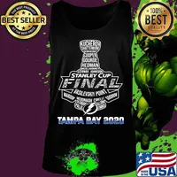 Stanley cup final vasilevskiy point maroon mcdonagh cirelli goodrow tampa bay lightning champions 2020 Tank top