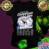 Tampa bay lightning stanley cup champions 2020 be the thunder signatures s Ladies tee