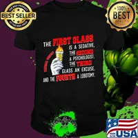 The First Glass Is A Sedative The Second A Psychologist The Third Glass An Excuse And The Fourth A Lobotomy Fireball Whisky Shirt