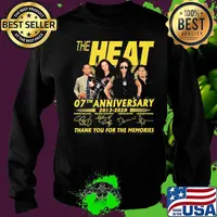 The heat 07th anniversary 2013 2020 thank for the memories signatures s Sweater