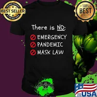 THERE IS NO EMERGENCY, PANDEMIC, MASK LAW Premium T-Shirt