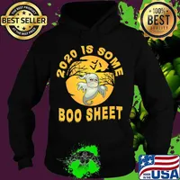 This Is Boo Sheet Shirt 2020 Halloween Funny Ghost Costume T-Shirt Hoodie