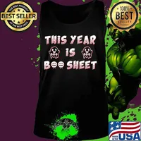 This Year Is Boo Sheet Shirt, Funny Ghost Boo Halloween 2020 T-Shirt Tank top