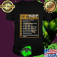Top 10 Rules Of Scorpio Birthday Gifts T-Shirt