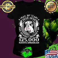 Trail of tears 1828 1838 the deadly journey of native americans horse s Ladies tee
