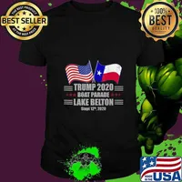Trump 2020 Lake Belton Boat Parade Election Slogan Quote T-Shirt